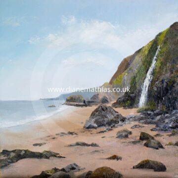Tresaith Waterfall